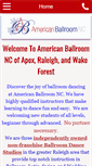 Mobile Screenshot of americanballroomnc.com